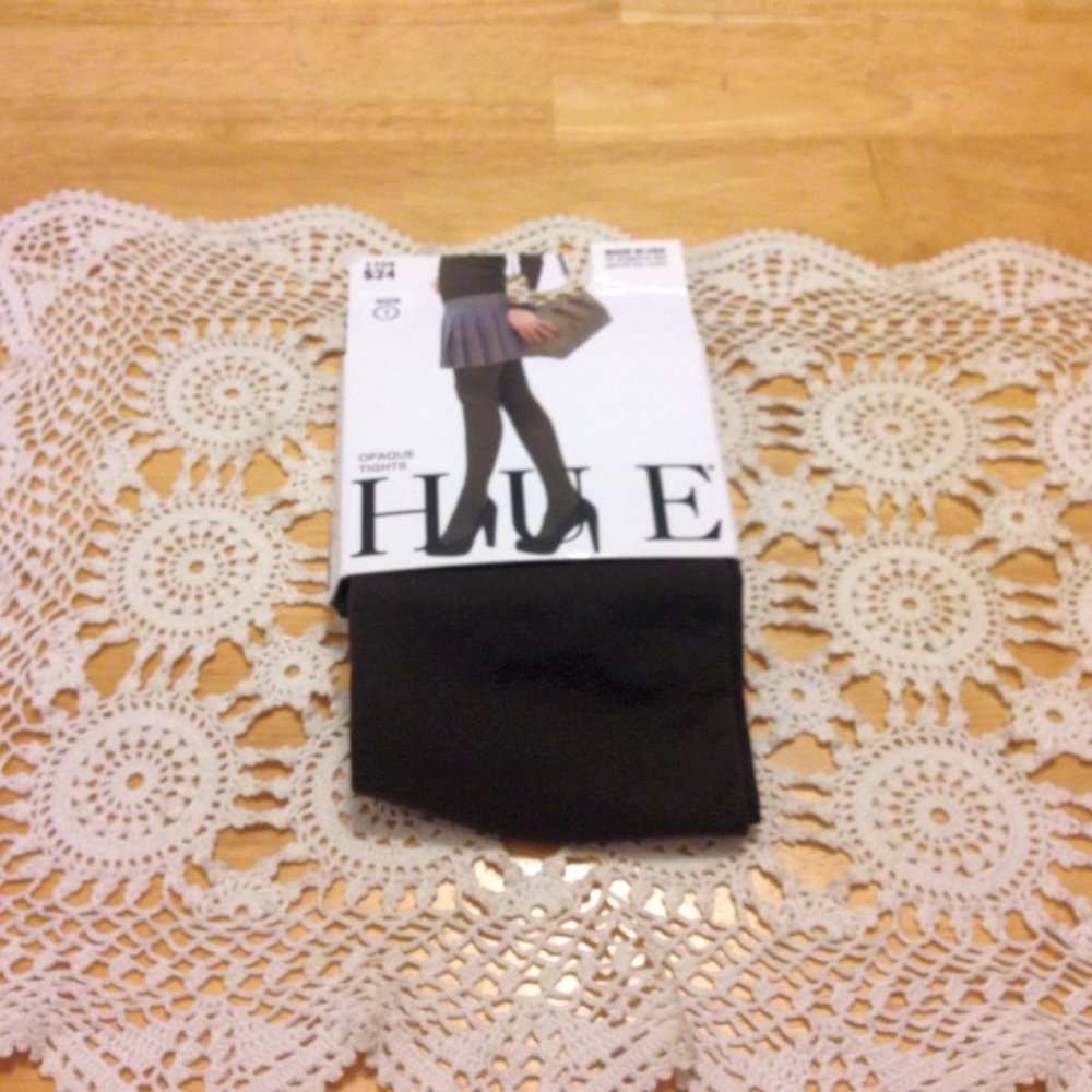 Opaque tights, non-control top, Hue Size 1